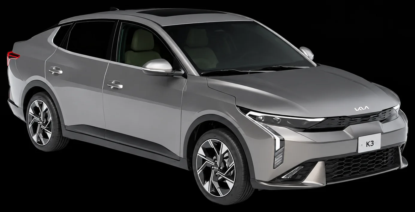 Kia K3, цвет Темно-серый